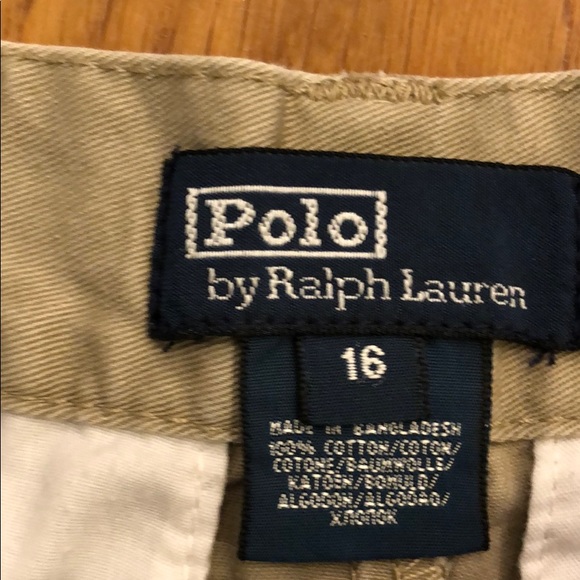Polo by Ralph Lauren khaki pants size 16 - Picture 2 of 5